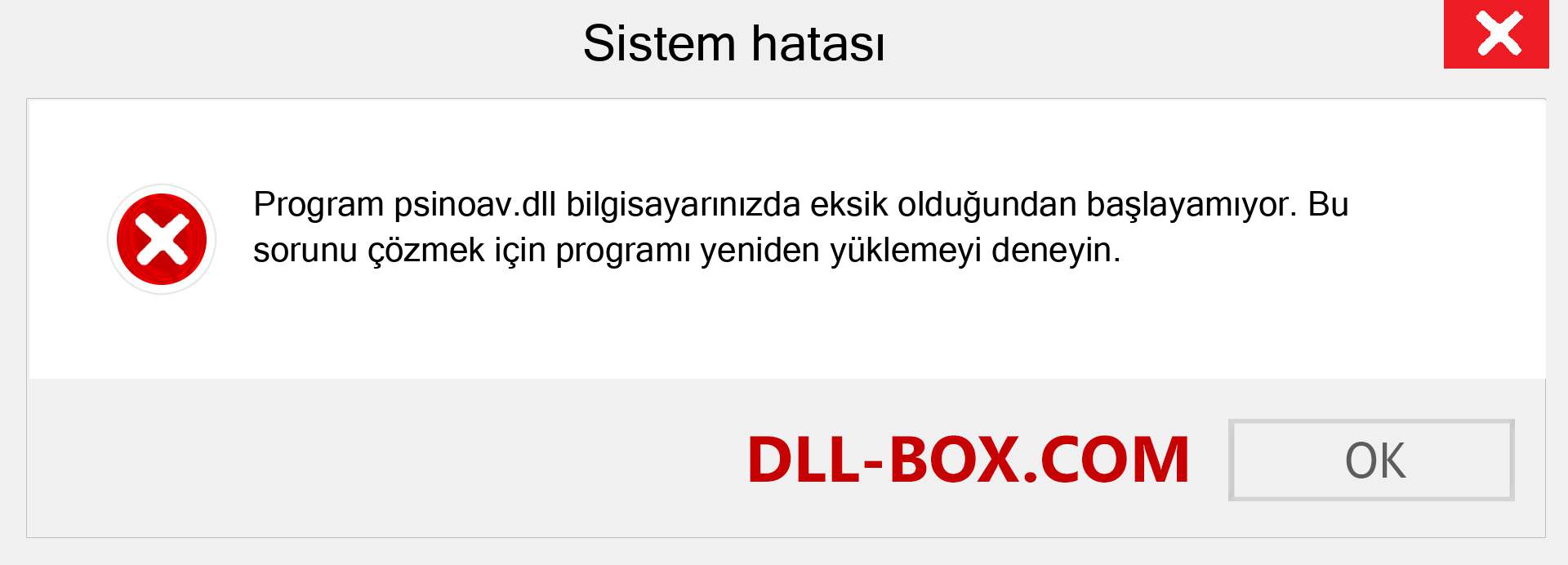 psinoav.dll dosyası eksik mi? Windows 7, 8, 10 için İndirin - Windows'ta psinoav dll Eksik Hatasını Düzeltin, fotoğraflar, resimler